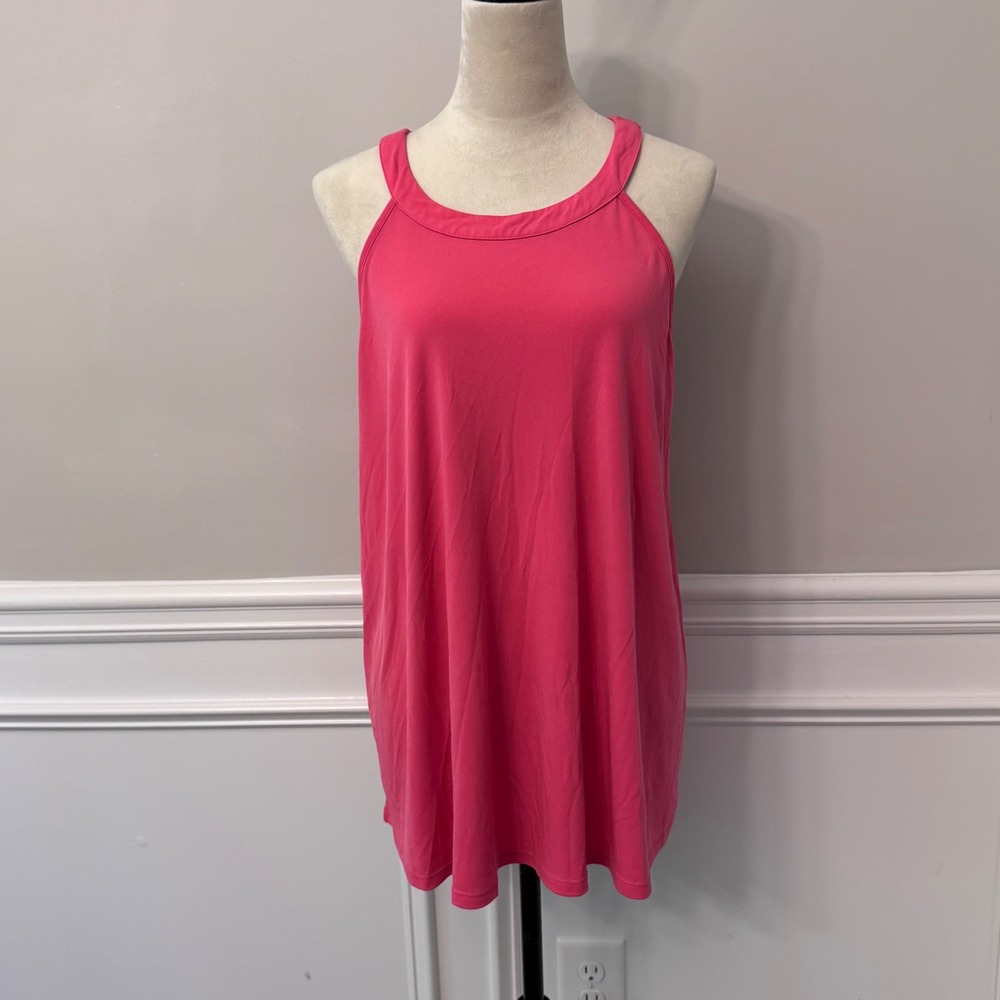 Torrid Pink Halter Neck Keyhole Back Sleeveless Top Blouse Womens Plus Size 1